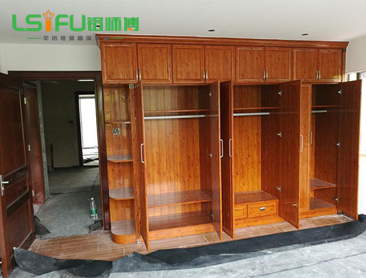 全鋁衣柜柜體內(nèi)外如一展示效果圖