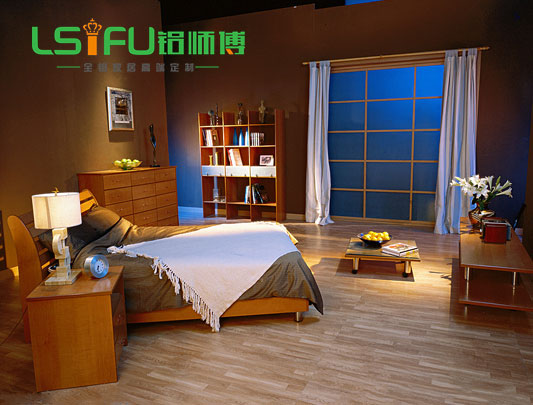 鋁師傅全鋁床頭柜定制圖片