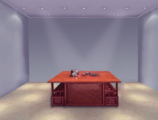 鋁師傅客廳全鋁茶幾圖片