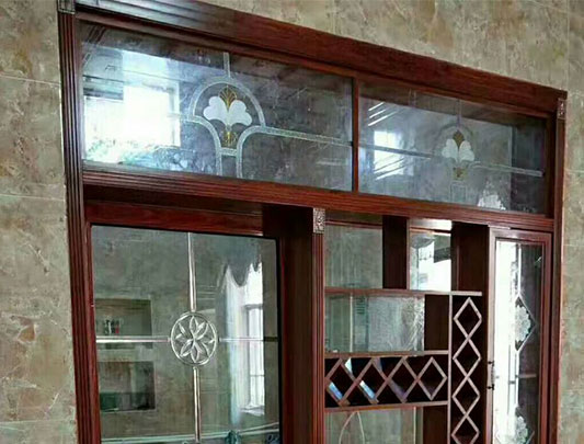 鋁師傅全鋁家具墻邊隔斷屏風(fēng)柜效果圖