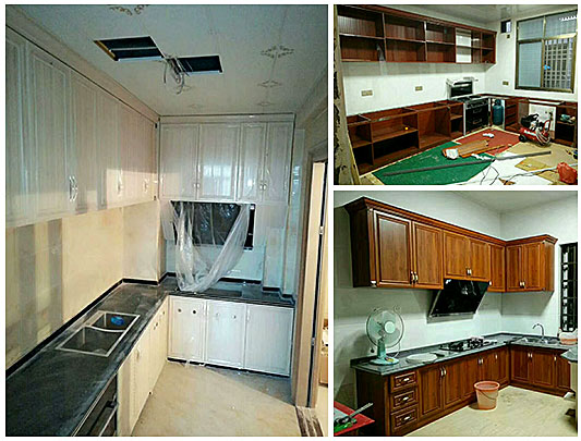 全鋁櫥柜款式裝修效果圖