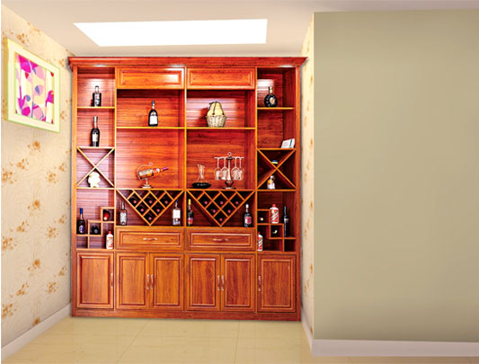 鋁師傅整體全鋁酒柜圖片