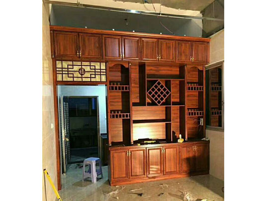 家用全鋁儲物屏風(fēng)酒柜定制裝修效果圖